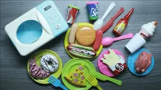 5 minutes Satisfying Unboxing Fast Food Toy ASMR