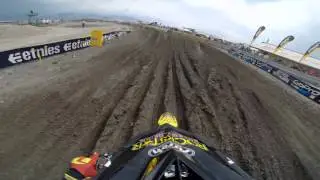 GoPro HD: Ryan Sipes Lap 1 Moto 2 - Miller MX Lucas Oil Pro Motocross Championship 2013