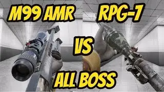 Killing Floor 2 | M99 Amr vs RPG vs All Bosses | Tier 5 vs Tier 4 | Side by Side Comparison