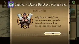 Shadow Fight 2 || Defeat Butcher To Break The Seal || @Gaming-Star32