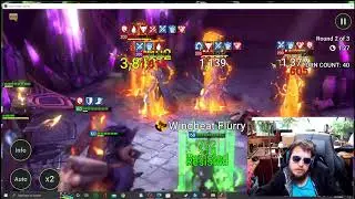 Raid Shadow Legends True Horror past floor 90 & Iron twins