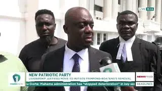 NPP Leadership Defends Move to Initiate Frimpong-Boateng&rsquo;s Removal | News Feed