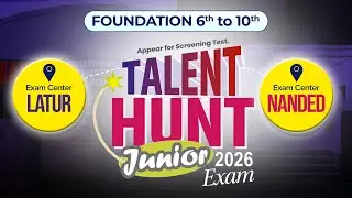 IIB FOUNDATATION for 6th, 7th, 8th, 9th & 10th (Nanded & Latur)