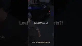 GTA Assets leaked into gameplay?! #gta #leakedgameplay