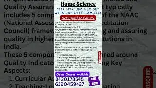UGC NET Home Science I Net Qualified Faculty I Online Class Available #homescience #shorts #ugcnet