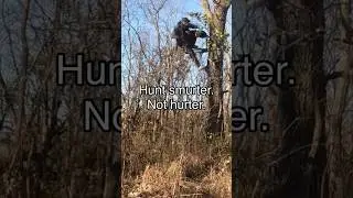 Harnessed Hunter Falls From Treestand 🌳😳 What Went Wrong?#huntingshorts #treestand #besafe