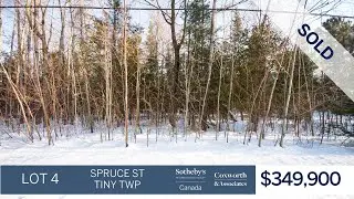 SOLD: Lot 4 Spruce St, Tiny Twp, ON