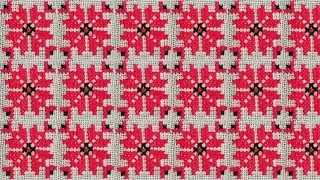Woolen cross stitch beautiful ason design-how to make sitting mat design-stitch ason,rugs,tablemat