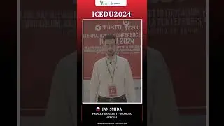 ICEDU2024 | Voice of Proud Participant | From Czechia #tiikm #icedu #educationconference
