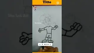 How To Draw Titoo|From Titoo Cartoon Character|#Shorts|#The LoL Art