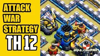 Th12 6 Dragon + 16 Ballon With Flame Flinger | Th12 Attack Strategy 2022 Clash of Clans #th12coc