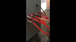 Testing 4x4 Inlet/Outlet Connection of Industrial Chiller for Blow molding equipment 【Skyteck】