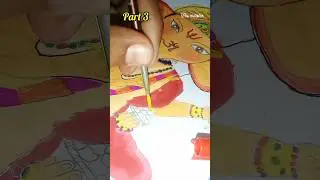 Final Touch! ✨ Painting Lord Ganesha Step-by-Step | Part 3 #shorts #art #drawing