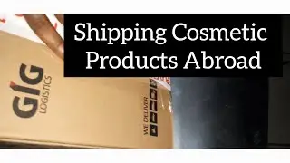 How I Package and Ship Orders Abroad | My Nigeria 🇳🇬  Cosmetic Brand | Shipping Abroad