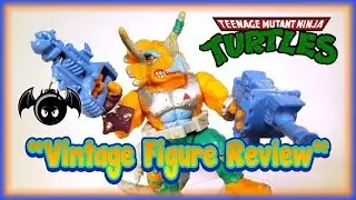 Vintage TMNT Triceraton figure review. (Totally Tubular Turtle Tuesday) Ep.21