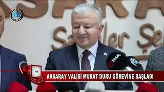 Aksaray Valisi Murat Duru Görevine Törenle Başladı