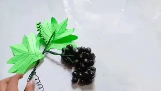 Grapes making plastic cover/DIY/plastic carry bag easy crafting ideas /വേസ്റ്റ് കവറുകൊണ്ട് മുന്തിരി