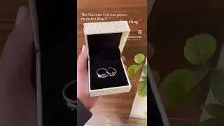 Give your loved ones a tight hug with this adjustable 925 Silver Hug Ring❣️#shorts #trending #gift