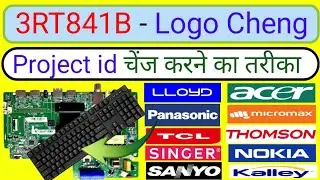 3RT841B project id kaise banaye!! 3rt841b service mode!! Project id change karne ka tarika LED TV 