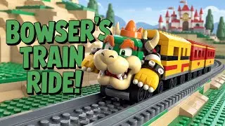 LEGO Instruction The Bowser Express Train | #LEGOBowserTrain, #MarioLEGO, #TrainBuild, #NintendoLEGO