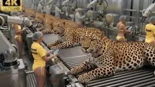Inside the USA🇺🇸 Leopard leader shoes Factory Manufacturing (Full Process)