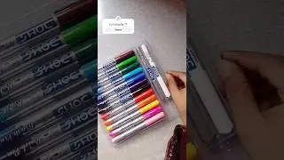 Doms brush pens 14 shades | best sketch pens | unboxing