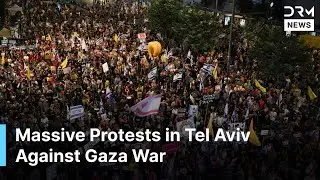 Hundreds of Thousands Rally in Tel Aviv Against Gaza War | Israel Protest | AC1G