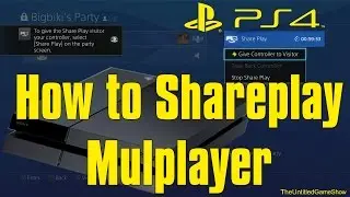 How to Share Play Local Multiplayer PS4 2.0 Update Masamune tip