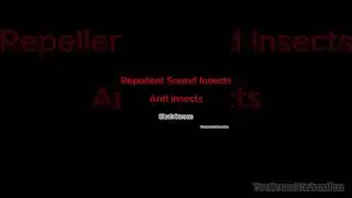 Ultrasonic Insect Repellent | High-Frequency Sound | Black Screen