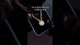Sun And Moon Magnetic Pendant Clavicle Chain Necklace For Couple Lovers