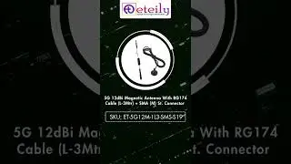 Best 12dBi 5G Magnetic Antenna for IoT & Routers #5gantenna #antennas #magneticantenna #manufacturer