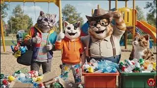 Arabic | سونو وحملة تنظيف الحديقة الكبيرة | Sonu The Great Park Clean-Up