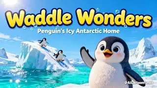 🐧 Waddle Wonders: Penguin&rsquo;s Icy Antarctic Home ❄️ | Funny Heartwarming Cartoon | @AICartoonFun88