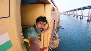 World's most Dangerous Train journey - Pamban Bridge - Tamilnadu - India