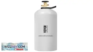 VEVOR CO2 Tank 15 lbs New Aluminum Alloy Cylinder CO2 Air Tank