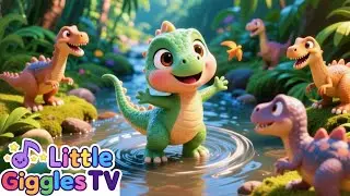 Baby Dino Adventure Song | Fun Dinosaur Song for Kids + Toddlers