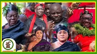 SAD😭💔Mamponghene's Son, Ejurahene, Kawhumanhene Storms The Late Mamponghene's Dote Yei Wife Cr!es...