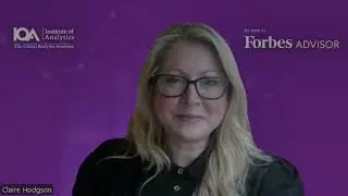 Institute of Analytics - Introduction by Claire Hodgson