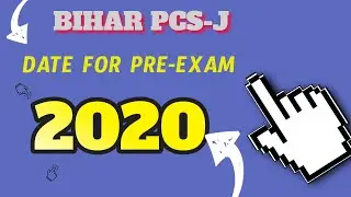 Bihar civil judge exam date 👉Exam Date Of Bihar Civil Judge 2020