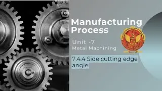 7.4.4 Side Cutting Edge Angle | ME305 |
