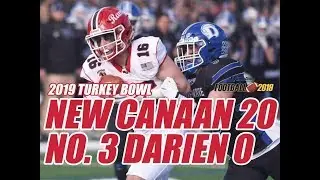 2019 Turkey Bowl: New Canaan 20, No. 3 Darien 0