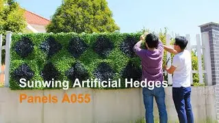 Artificial Hedges for Outdoor Decor  Sunwing Artificial Hedges panels A055