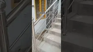 steel railing Shiva steel arts#jindalstainless #railing #stainlesssteel #jindal304 #sswork #steel