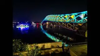 ATAL BRIDGE AHEMDABAD NIGHT VIEW 😍@nova_editor_07 #ahemdabad #atalbridge #nightveiw #like#subscribe 