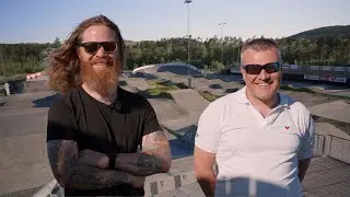 Ny glassfibertribune på plass hos Sviland BMX