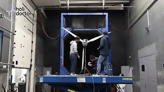 Holi-DOCTOR project: Experimental Setup - Wind Turbine Blade Health Monitoring