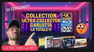 COFFRETS ULTRA COLLECTOR CARLOTTA &bull; LA TOTALE !! BLURAY, 4K, DVD &bull; 30 &Eacute;DITIONS !!
