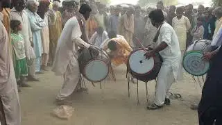 Dhol dance beat /dhol jhumer/ been music 2025/ Kabaddi player& two young boy dance Muqabla/7 chak tv