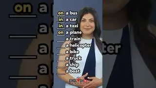 Transportation Prepositions - English Grammar