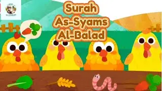 Kids Murottal Surah As-Syams, Al-Balad with animalsgame #surahasysyams #surahalbalad #surahashshams